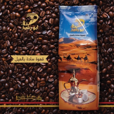 قهوة ابو رشيد سادة / خشنة حجم 250 غم